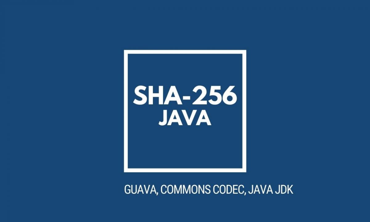 Funkcja skrótu SHA-256 w Java